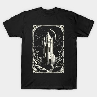 Gothic Dracula Castle T-Shirt